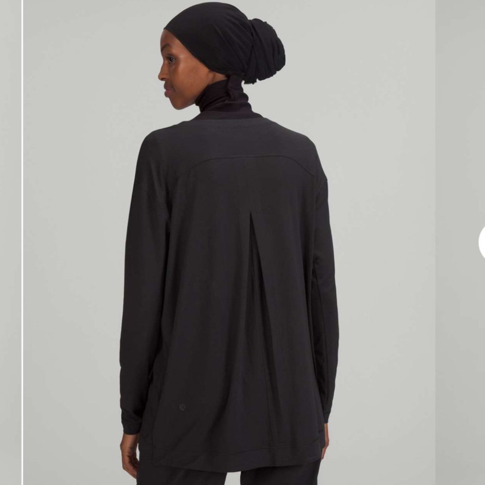 New with Tags Lululemon Modal Pleated Back Long Sleeve Top Sz 8 - Picture 3 of 12